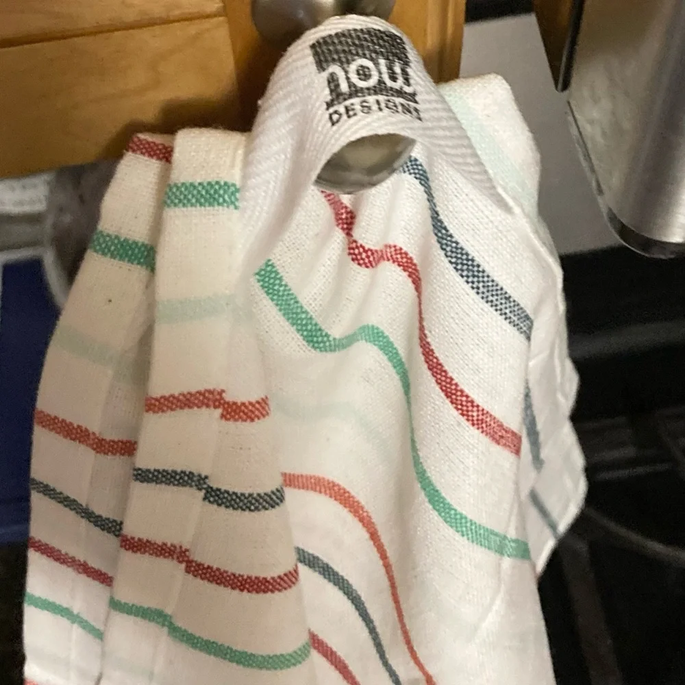 Now Designs Large Jumbo Stripe Dish Towels 28
